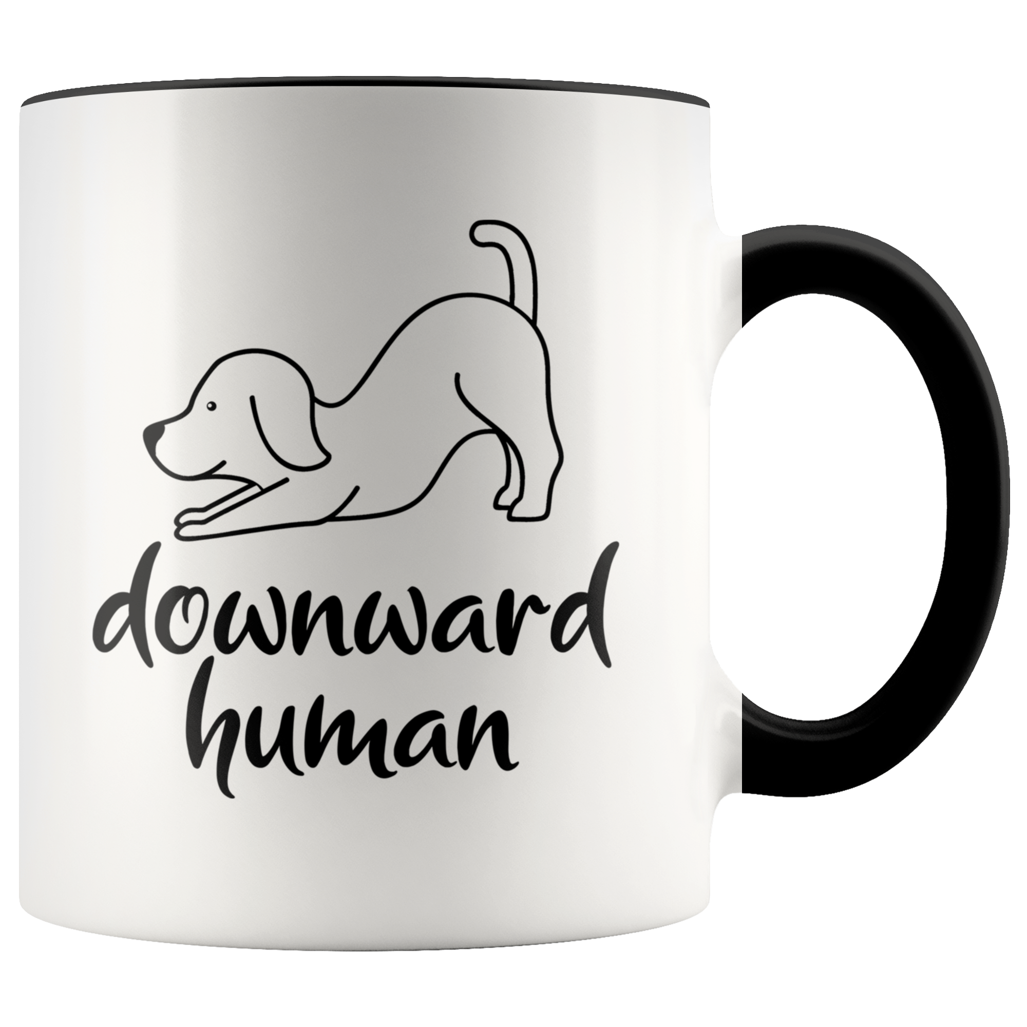 Accent Mug - Downward Human