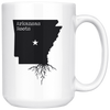 White Mugs - Arkansas Roots