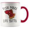 Accent Mug - Fish Make Life Betta