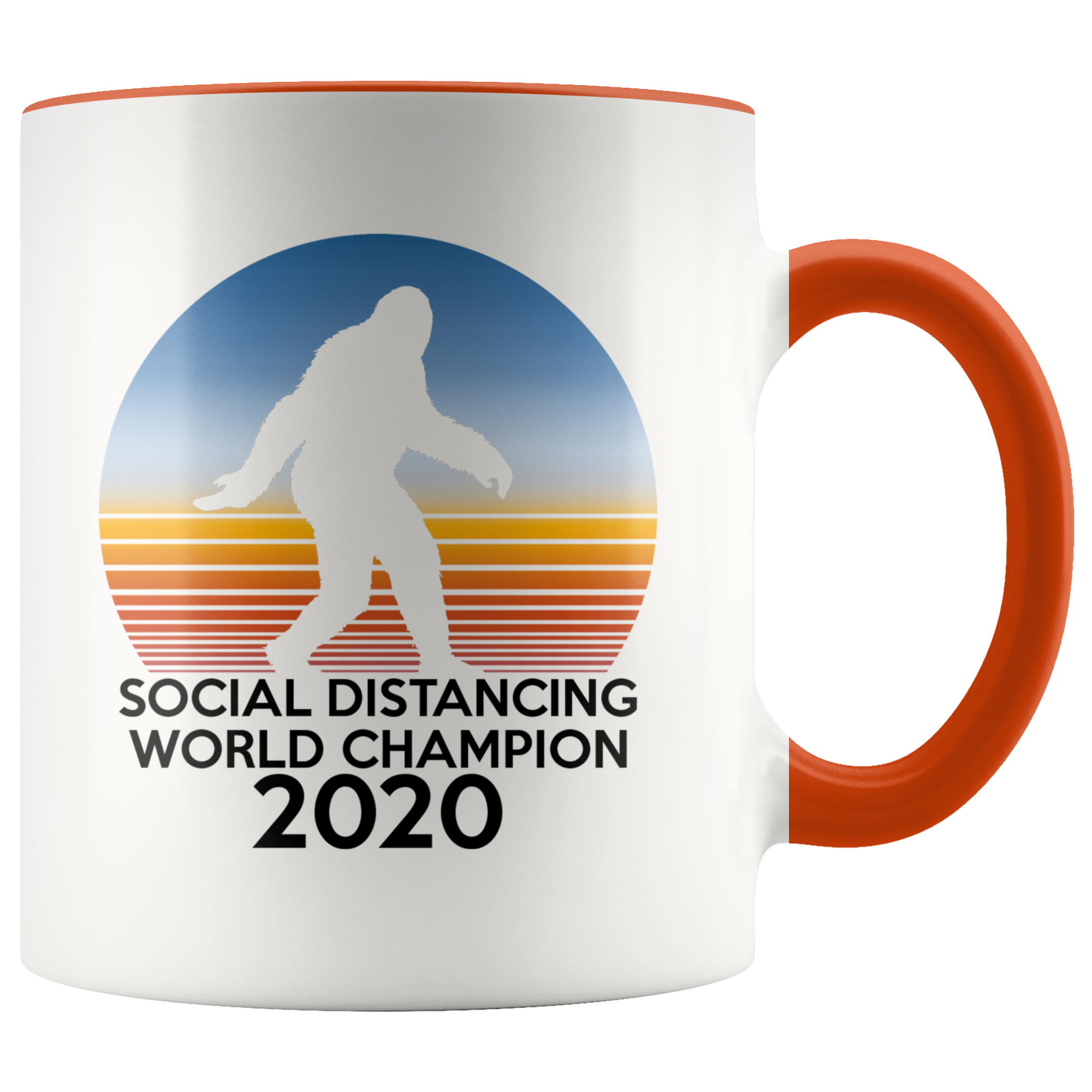 Accent Mug - Bigfoot Social Distance World Champion