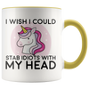 Accent Mug - Unicorn Stab Idiots Head