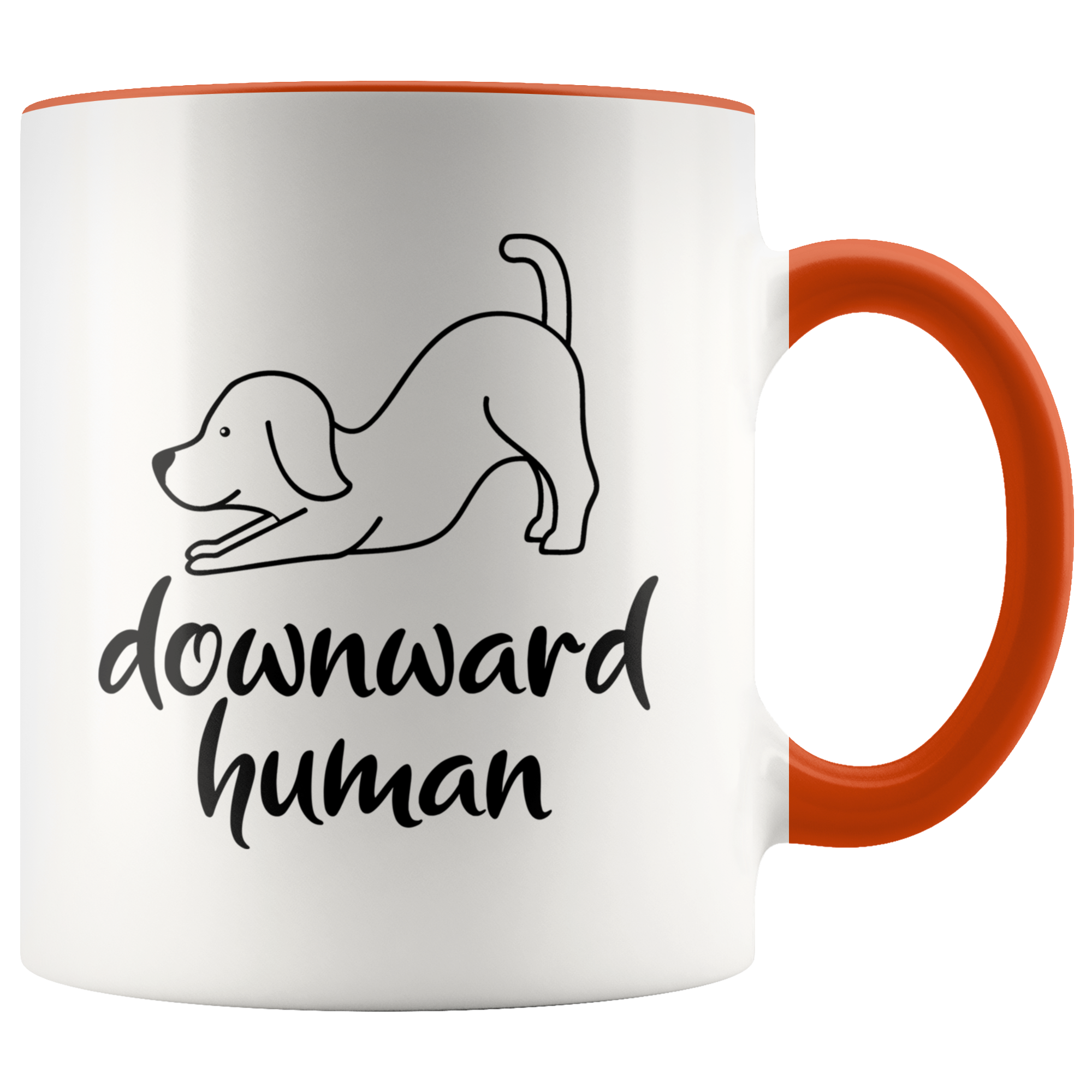 Accent Mug - Downward Human
