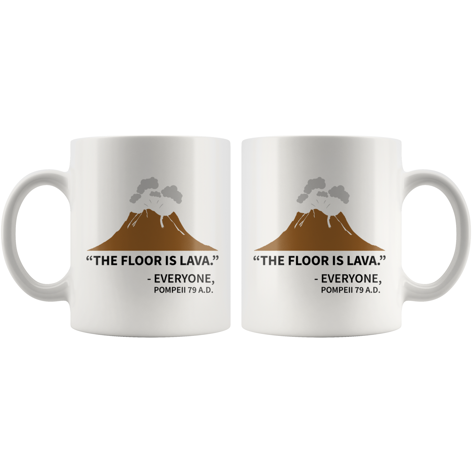 White Mugs - Floor is Lava