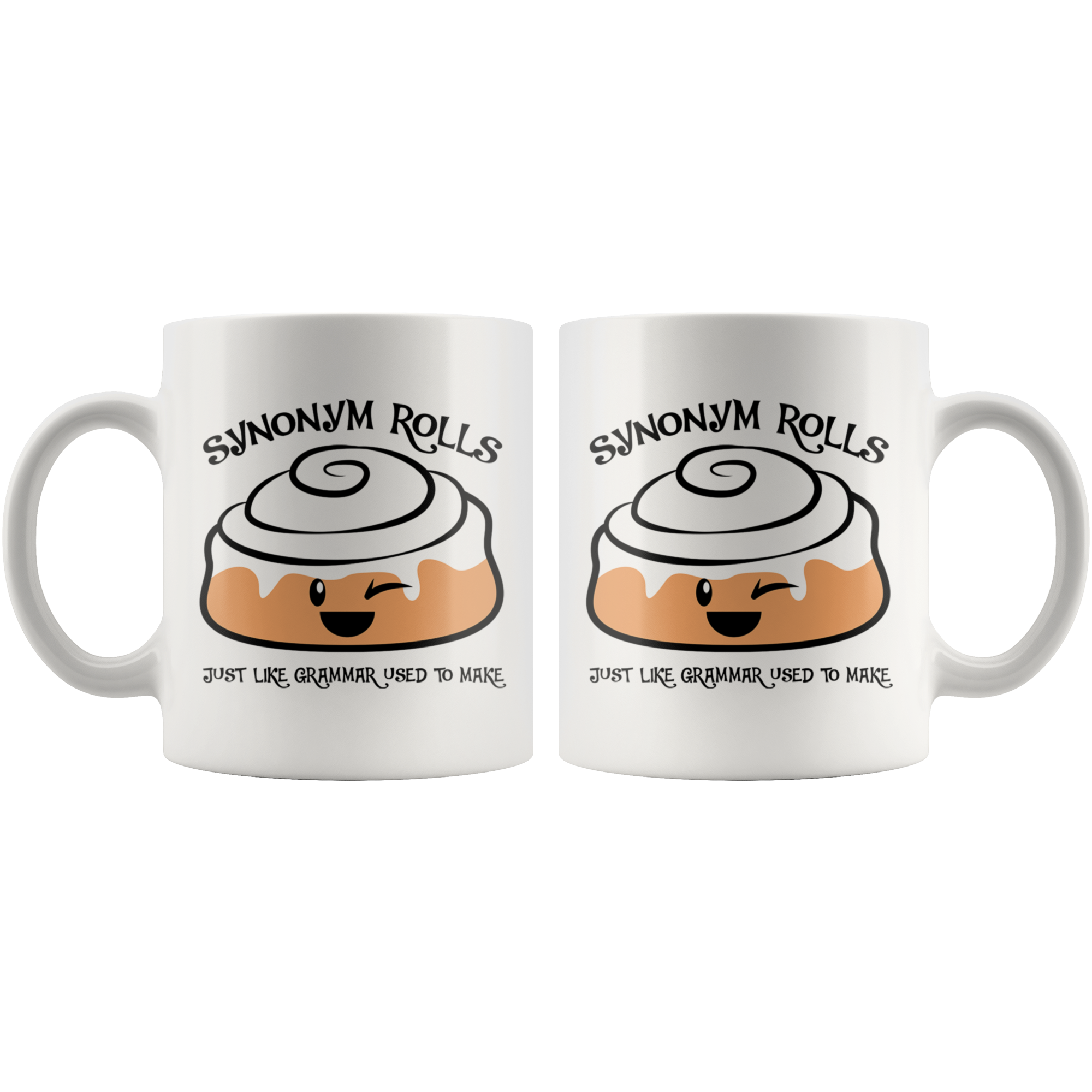 White Mugs - Synonym Rolls