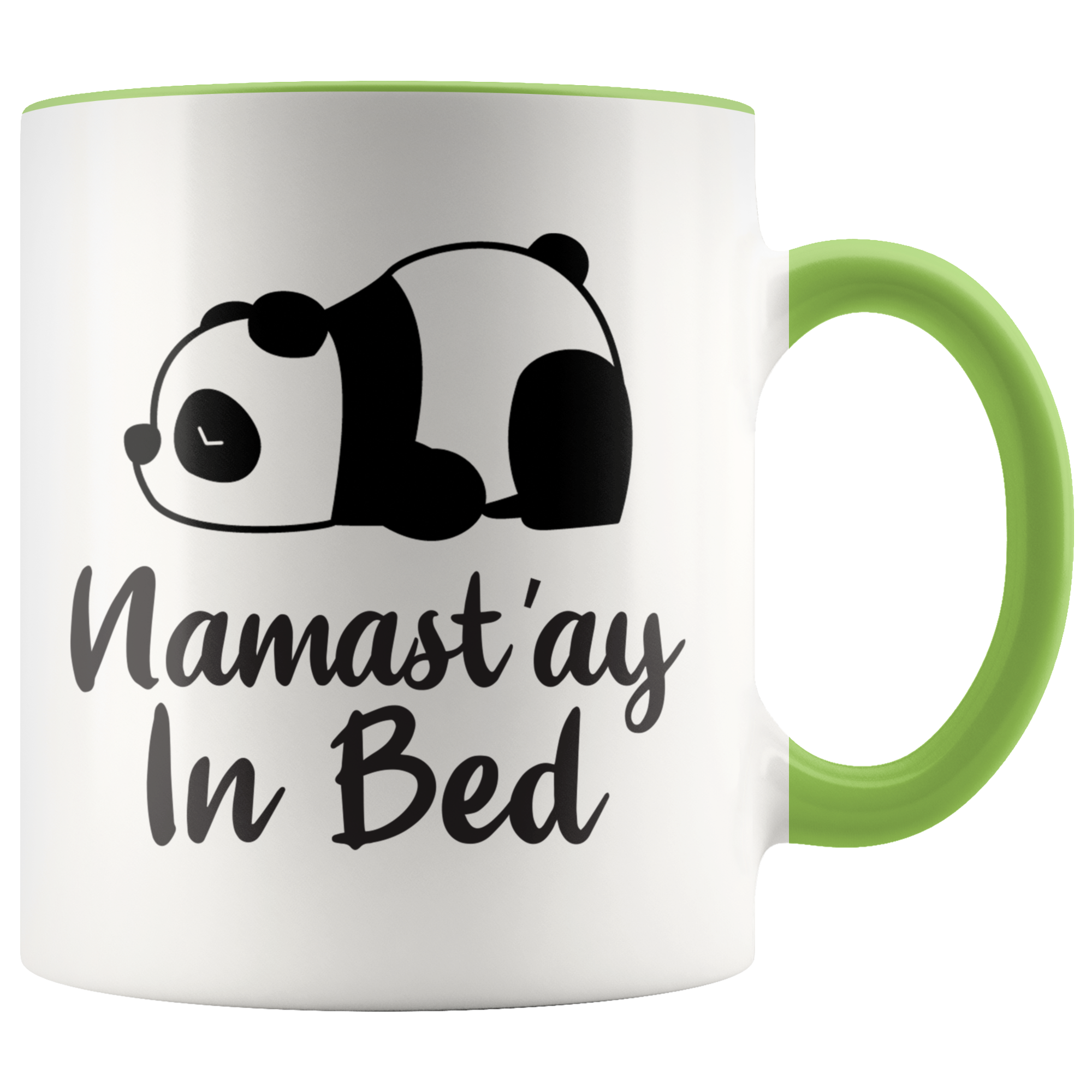 Accent Mug - Namastay In Bed Panda