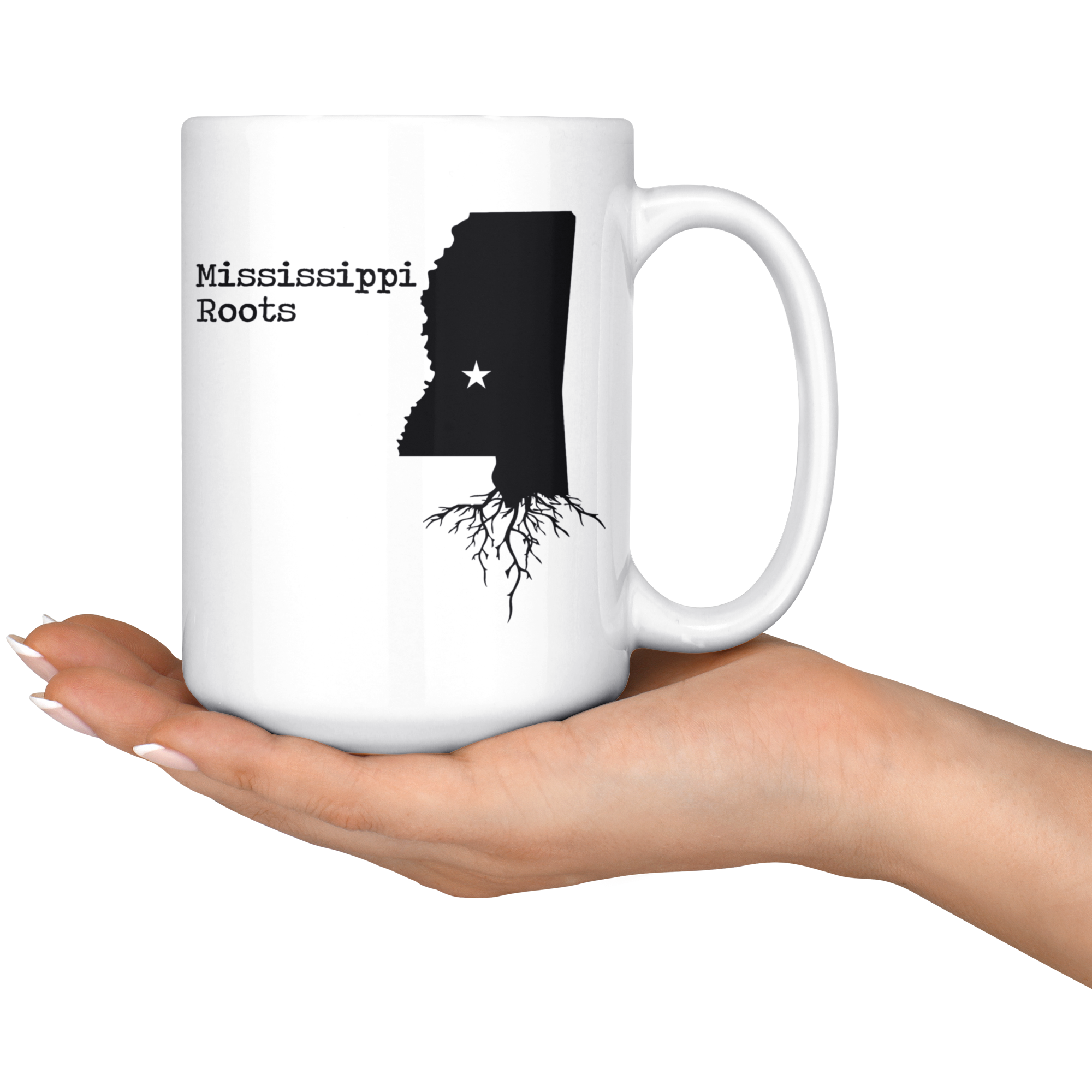 White Mugs - Mississippi Roots