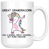 White 15oz Mug - Great Grandmacorn