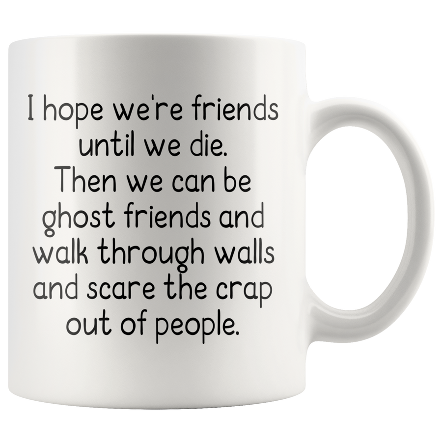 White 11oz Mug - Ghost Friends