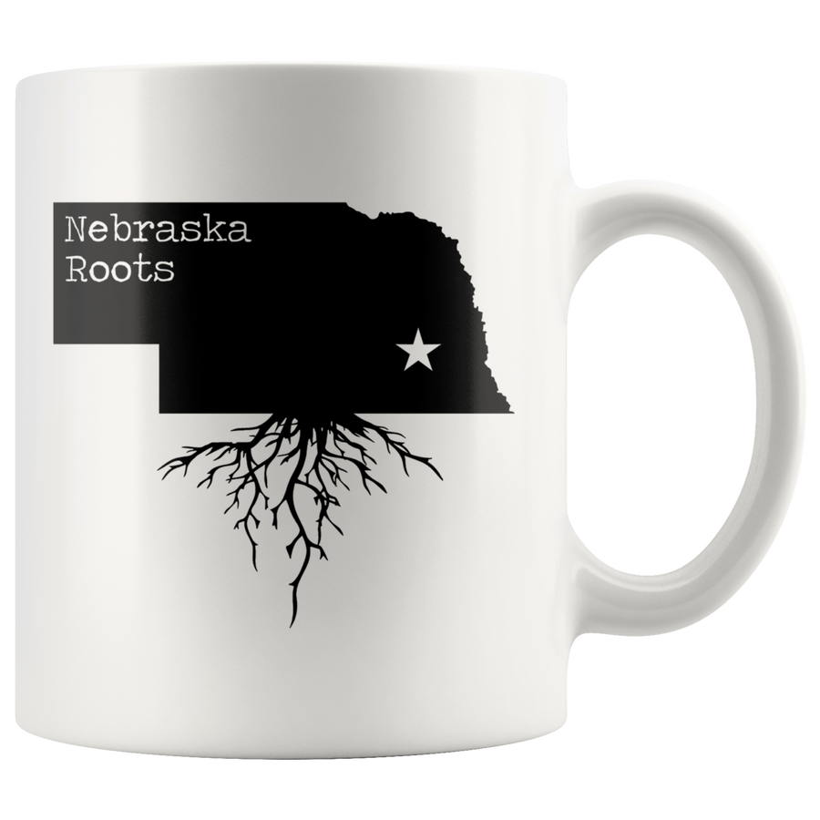 White Mugs - Nebraska Roots