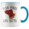 Accent Mug - Fish Make Life Betta