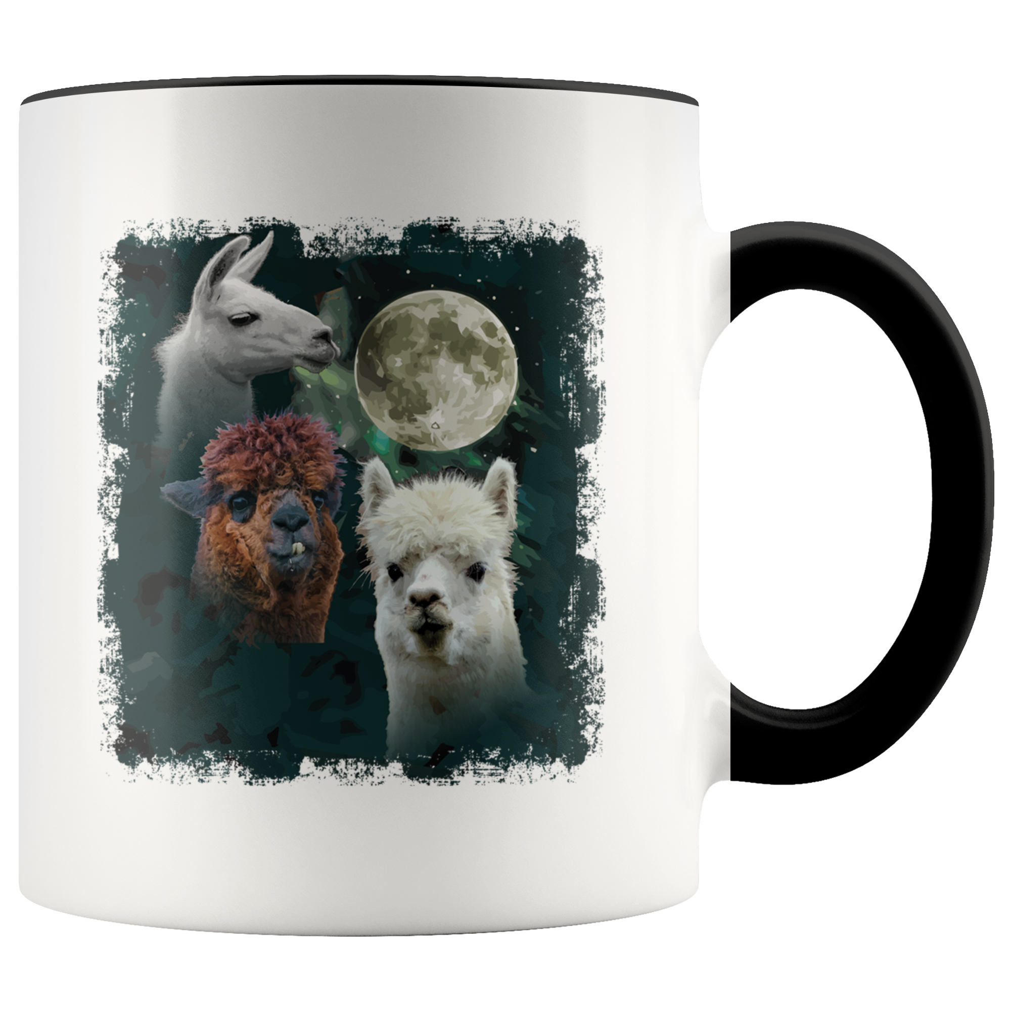 Accent Mug - 3 Llama Moon