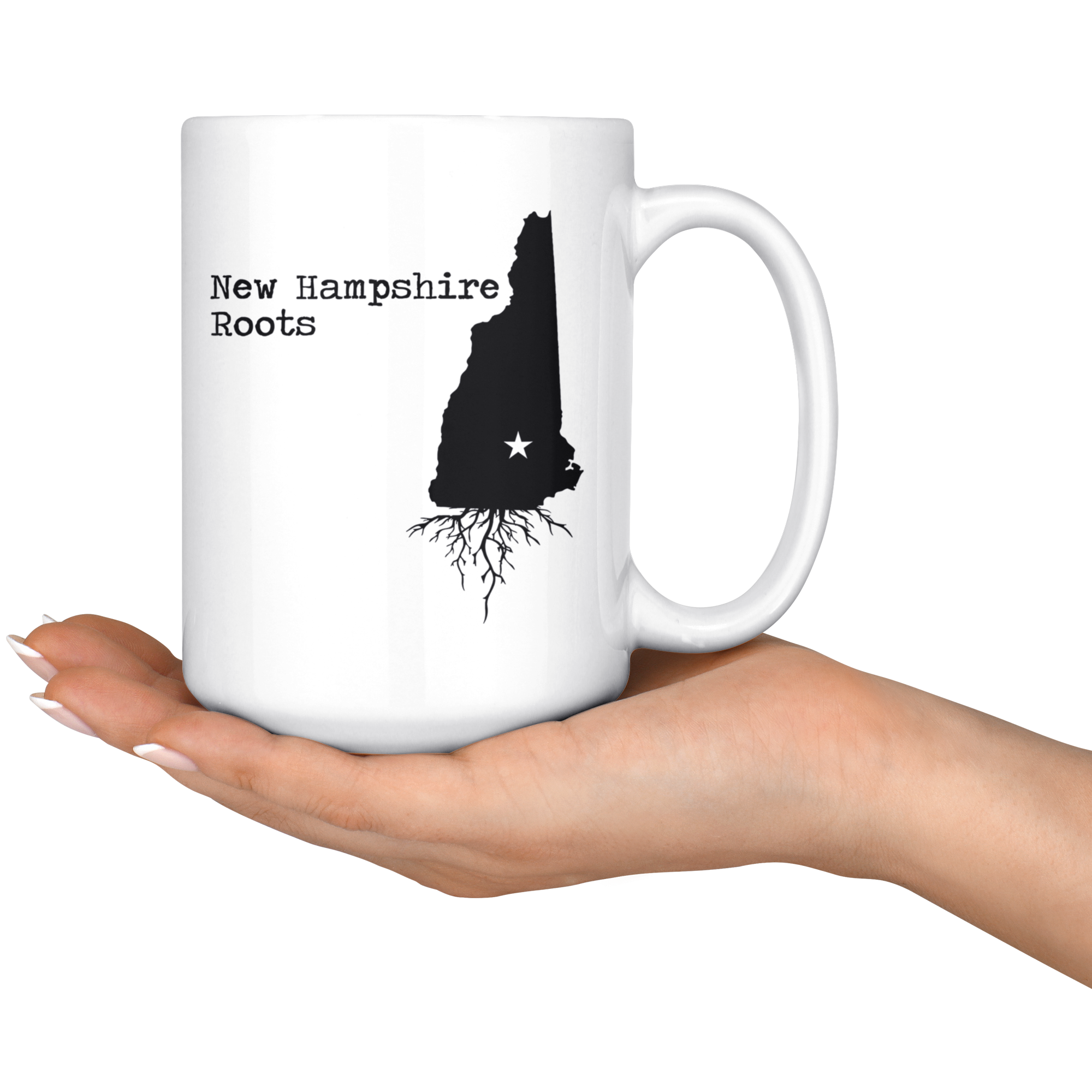 White Mugs - New Hampshire Roots