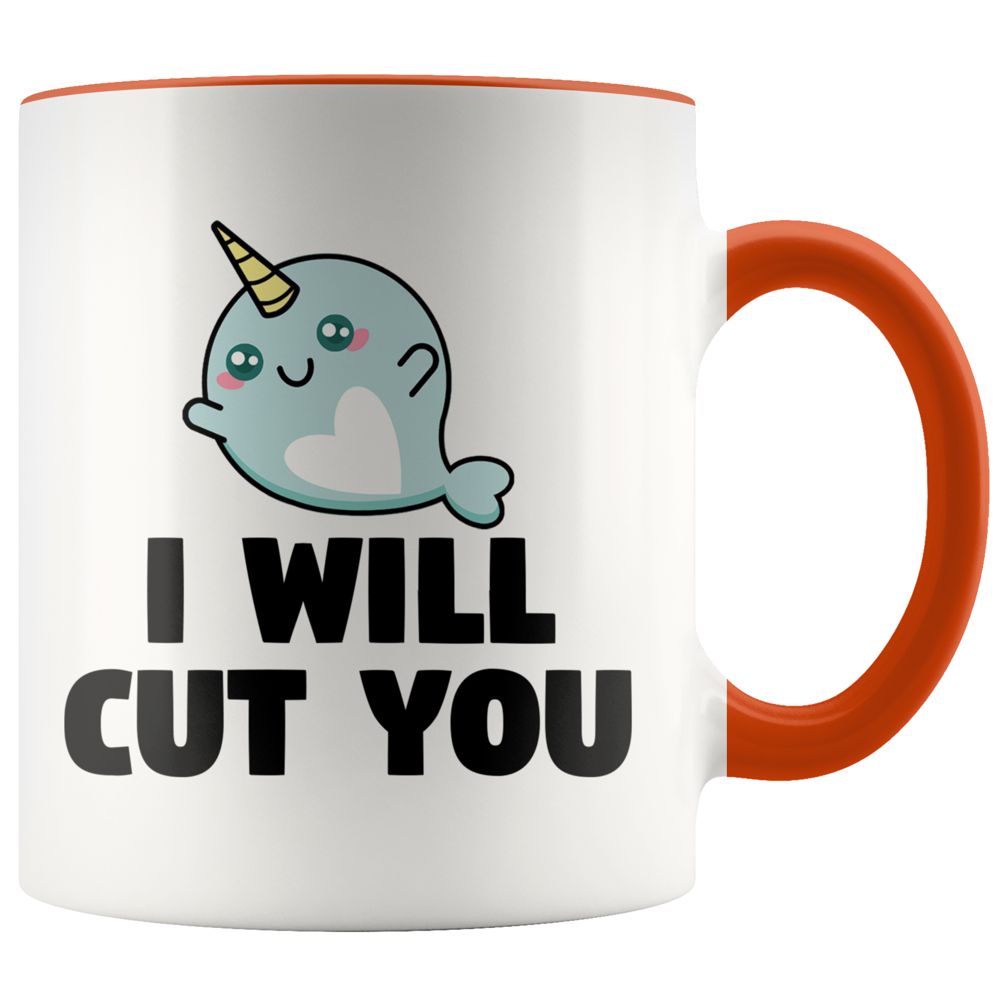 Accent Mug - Narwhal Cut You