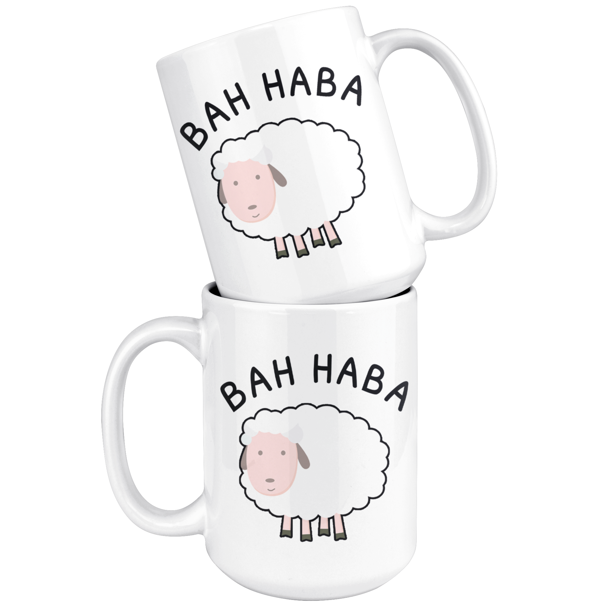 White 15oz Mug - Bah Haba Bar Harbor Maine