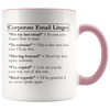 Accent Mug - Corporate E-Mail Lingo
