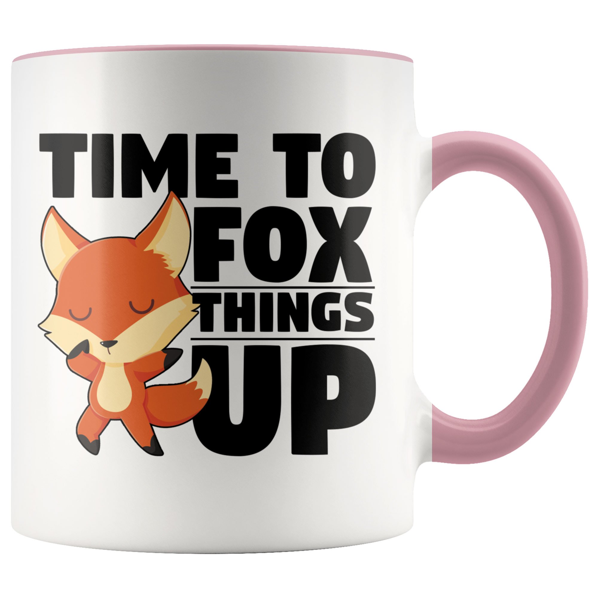 Accent Mug - Fox Things Up