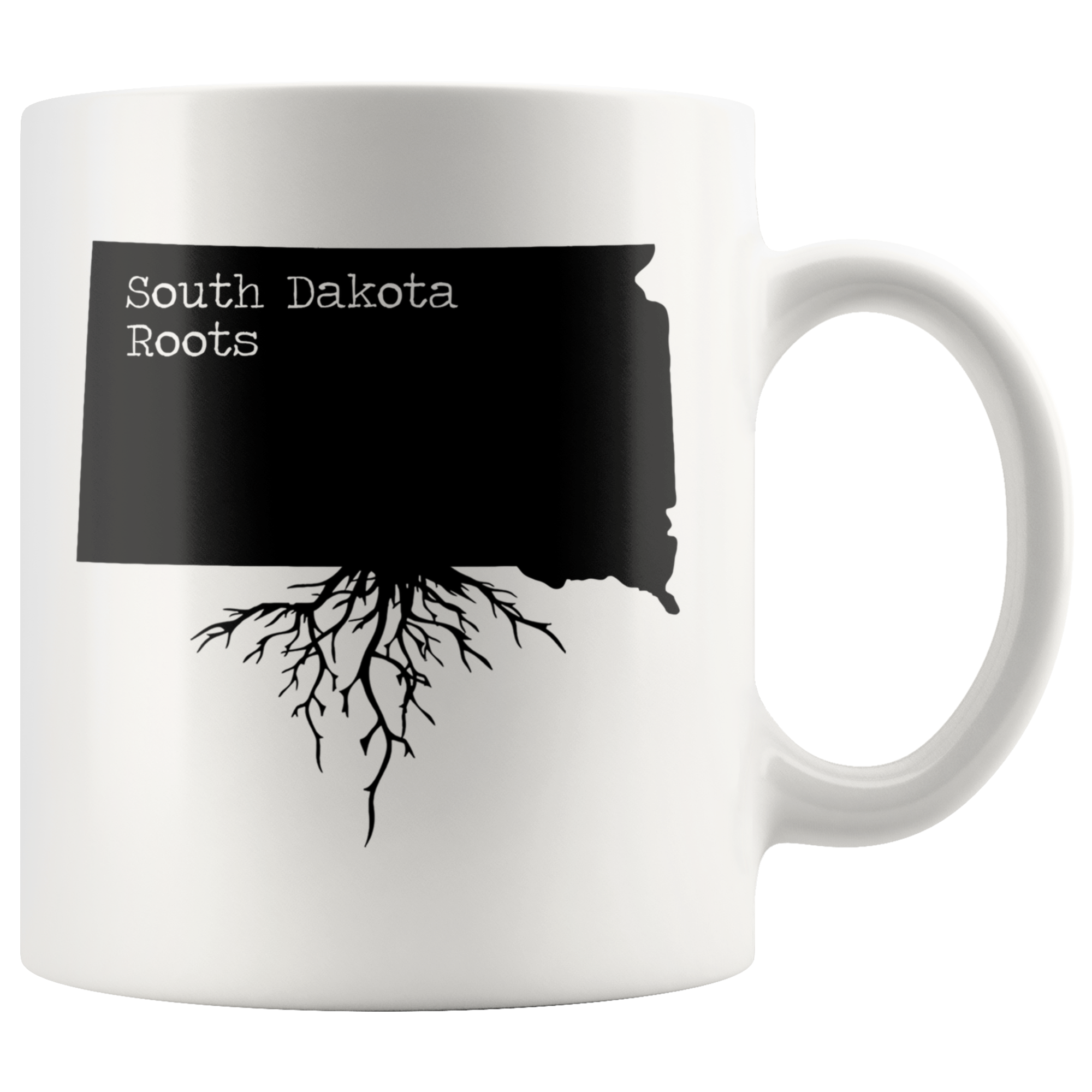 White Mugs - South Dakota Roots