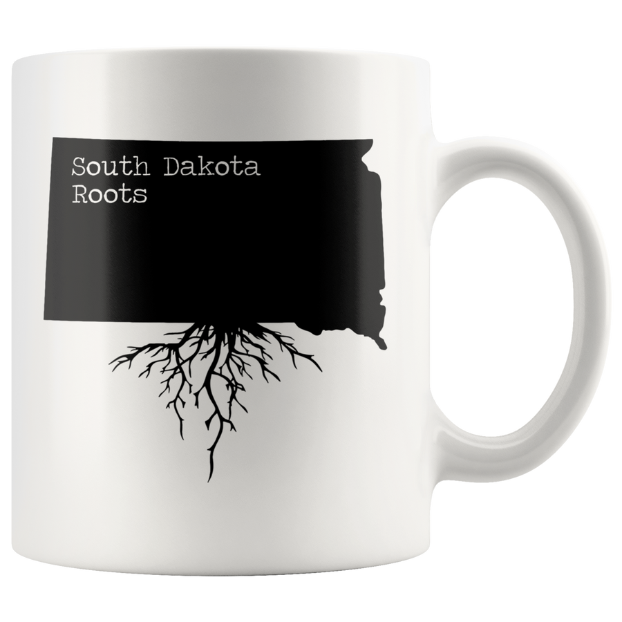 White Mugs - South Dakota Roots