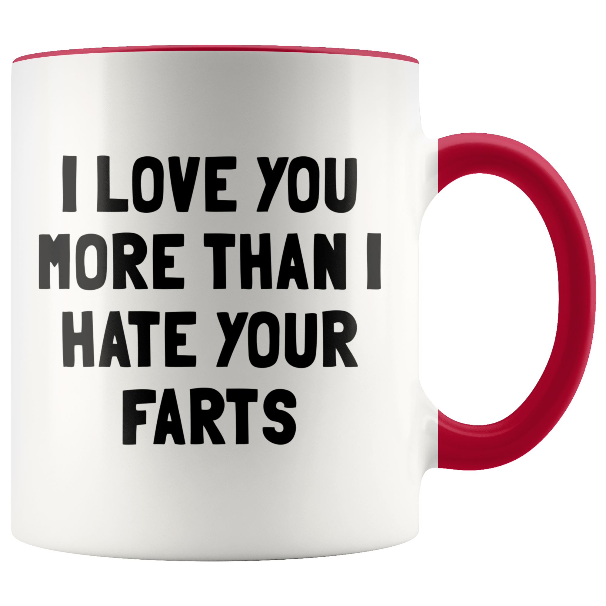 Accent Mug - I Love You More Than I Hate Your Farts