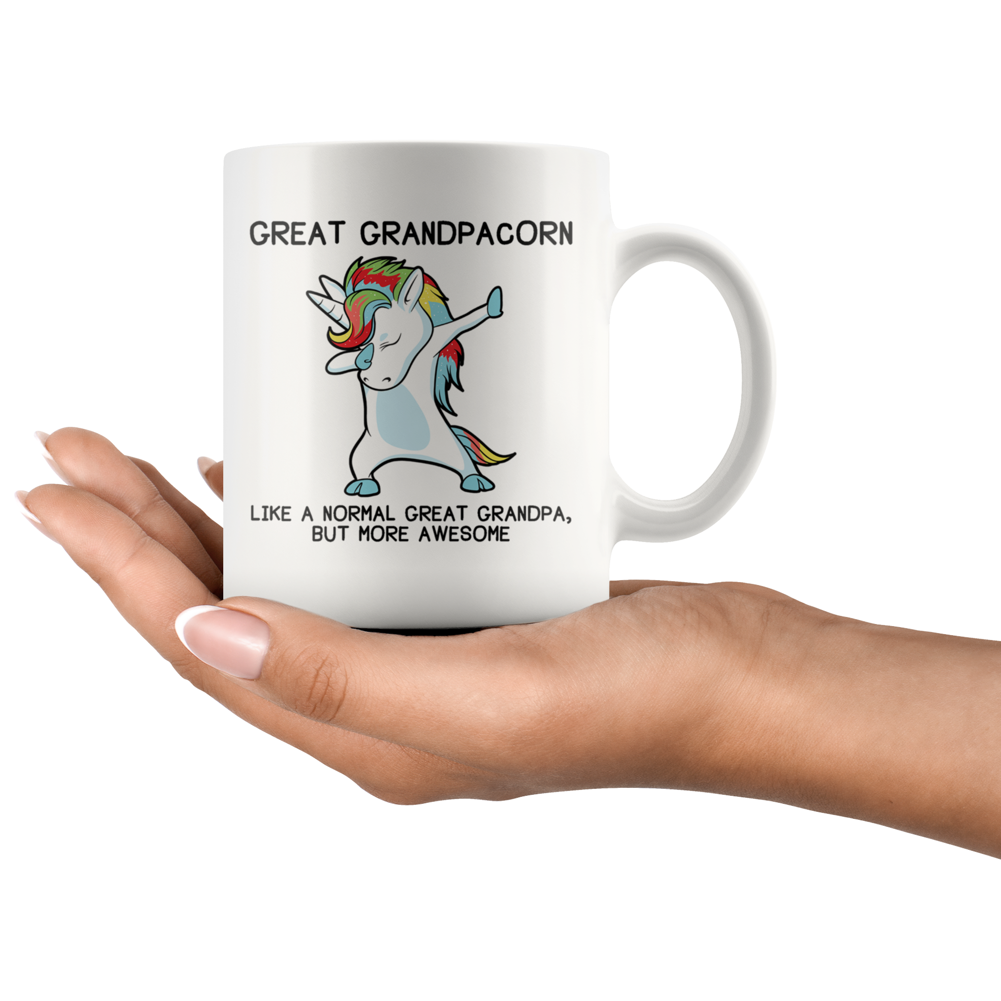 White Mugs - Great Grandpacorn