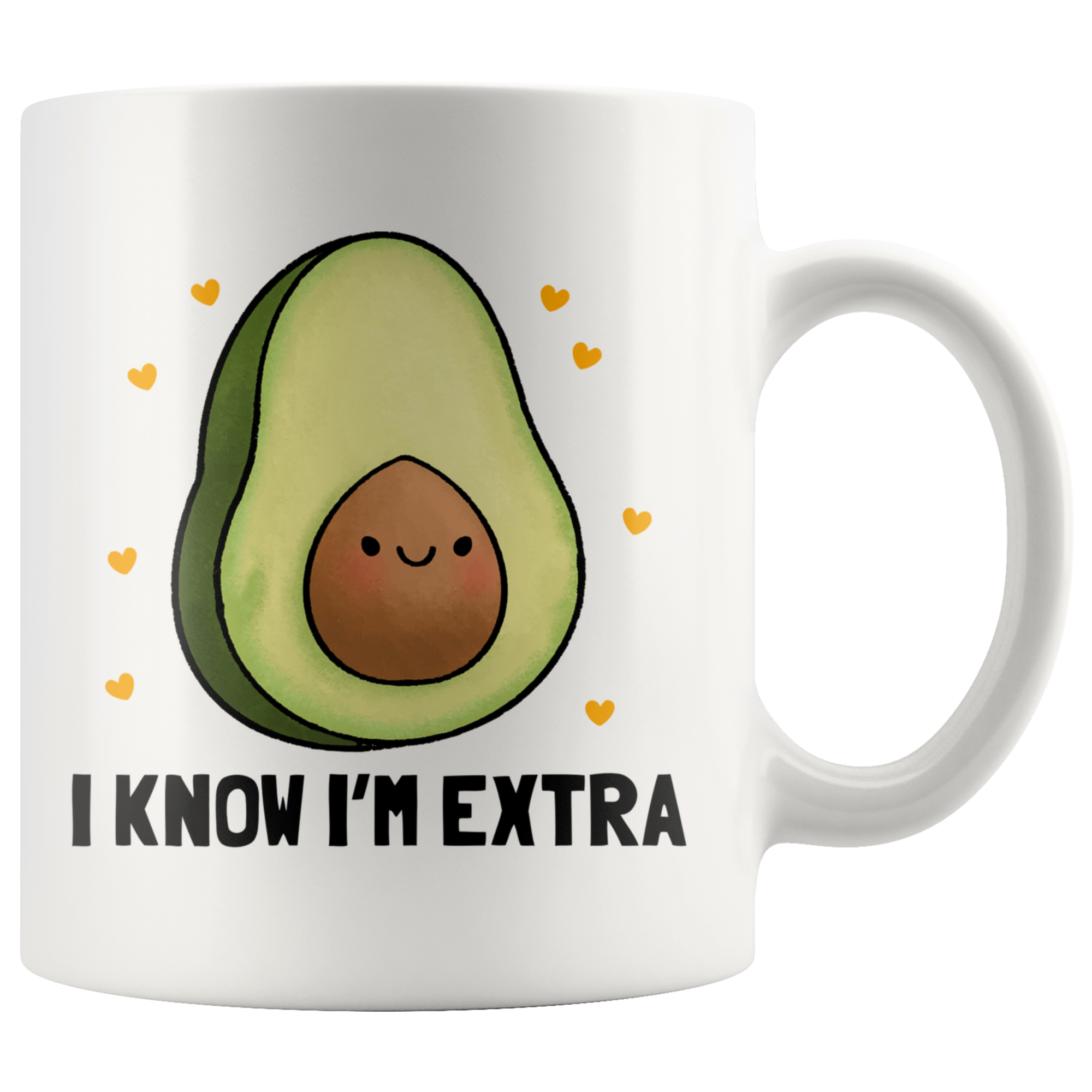 White Mugs - Avocado Extra
