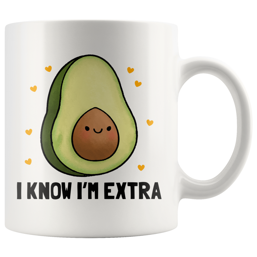 White Mugs - Avocado Extra