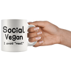 White 11oz Mug - Social Vegan