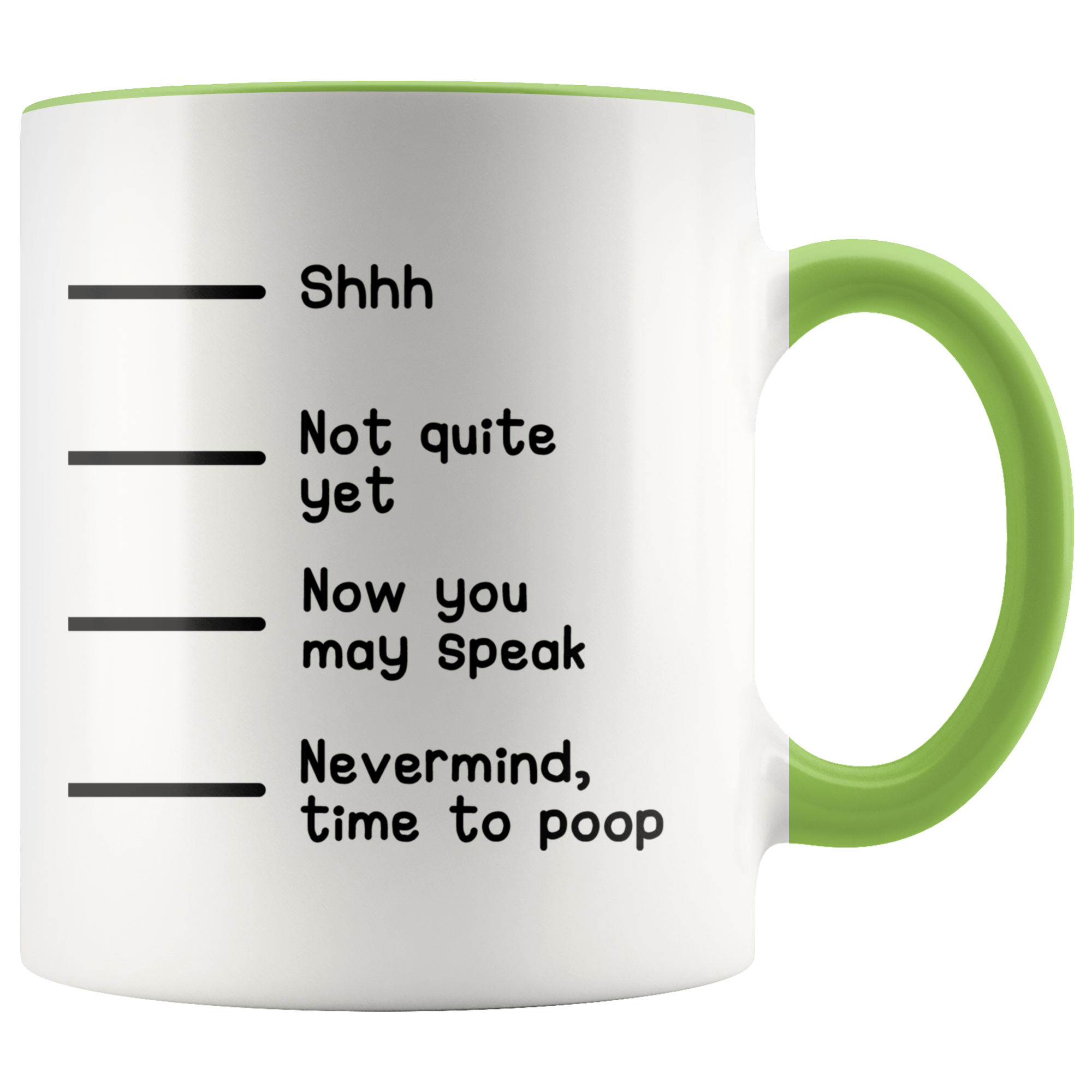 Accent Mug - Time To Poop