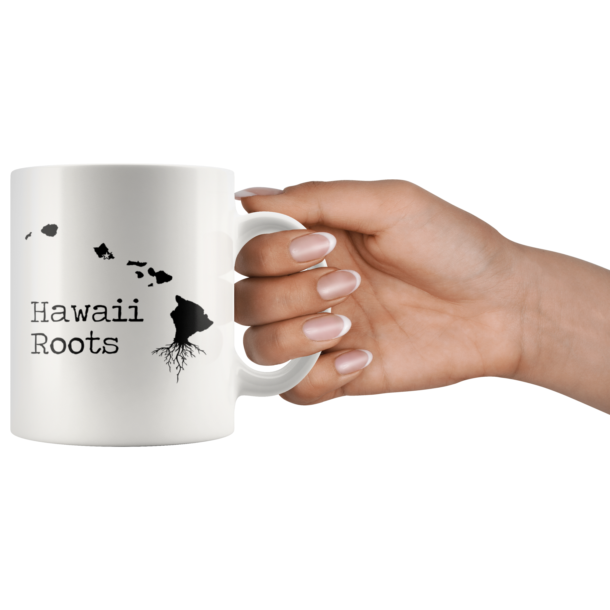 White Mugs - Hawaii Roots