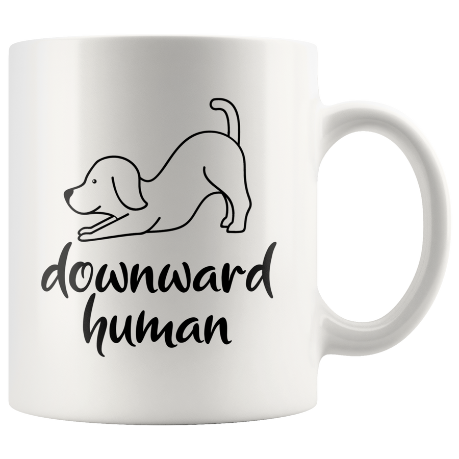 White Mugs - Downward Human