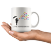 White 11oz Mug - Autism Love Differences Origami