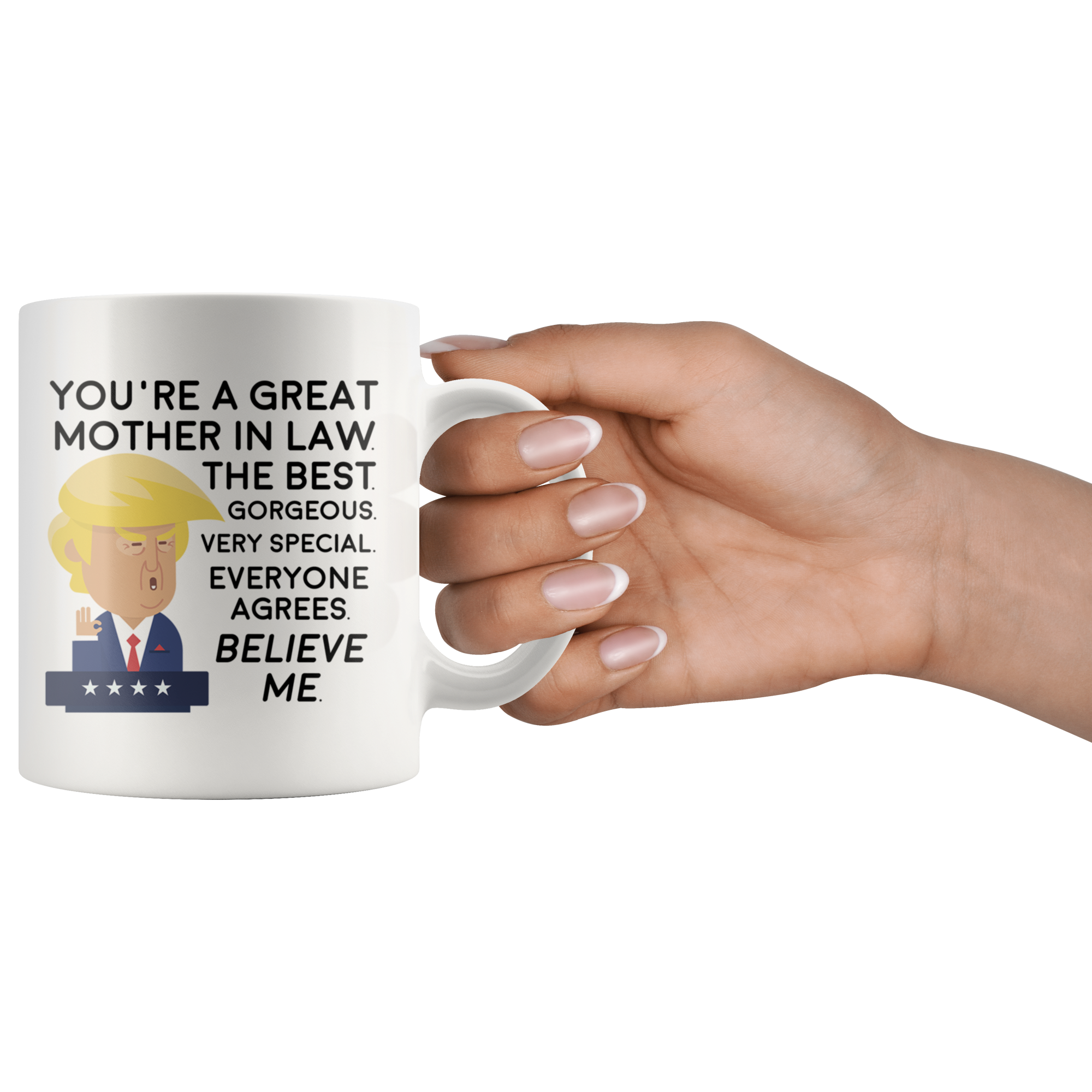 White 11oz Mug - Trump Mother In Law