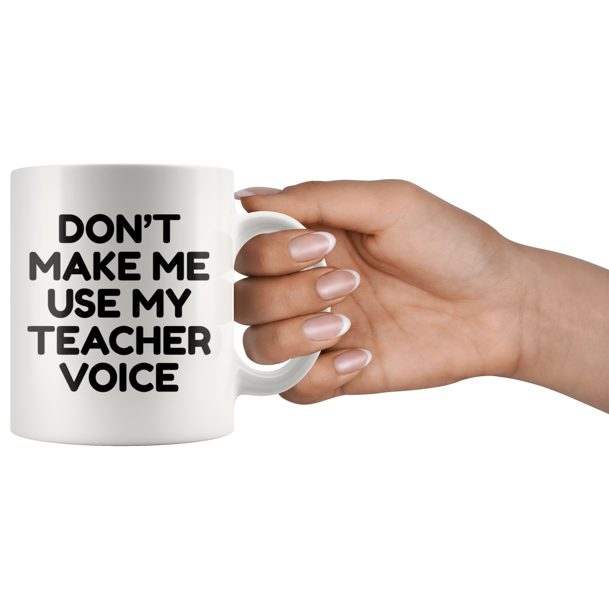 White 11oz Mug - Teacher Voice
