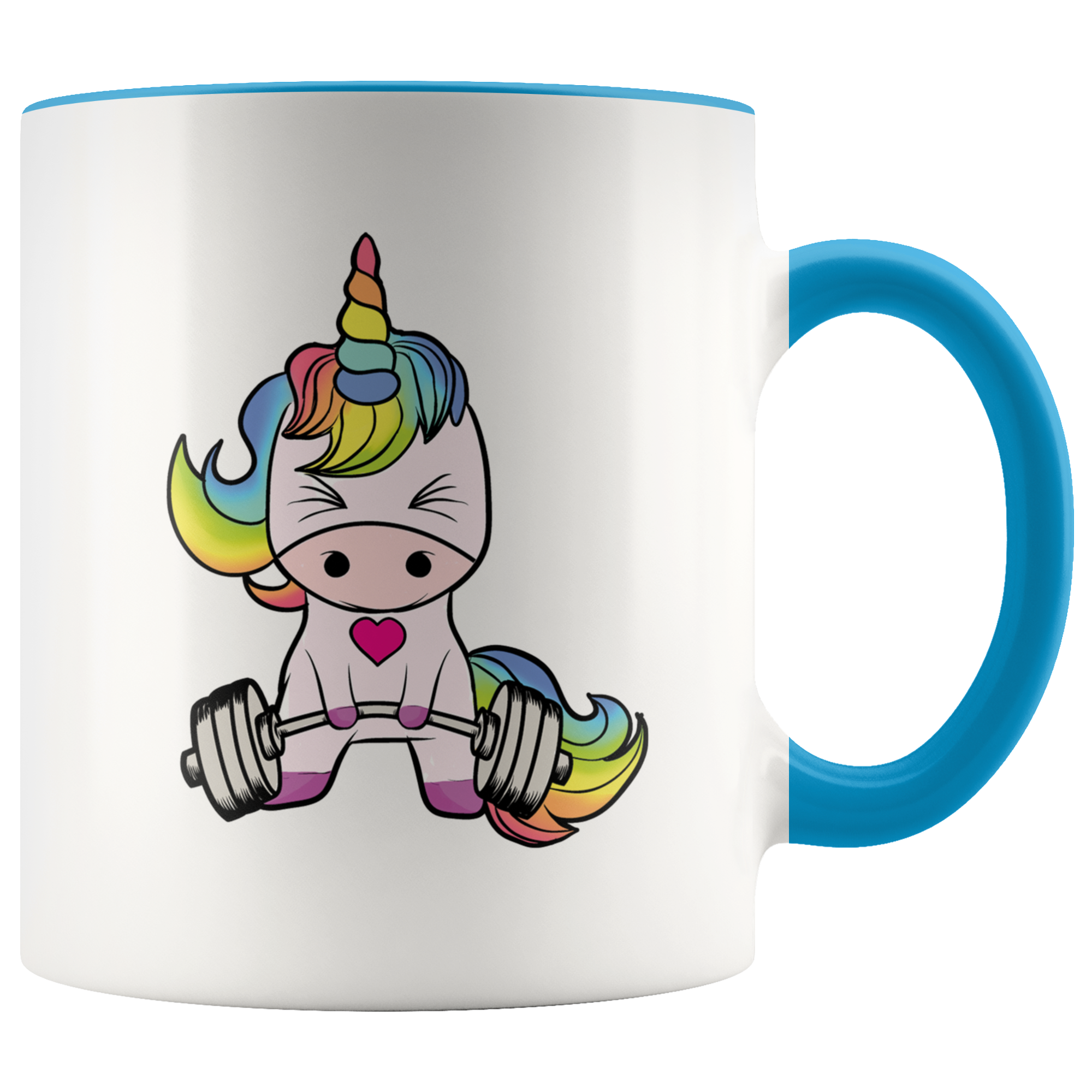 Accent Mug - Unicorn Gym Weightlifting