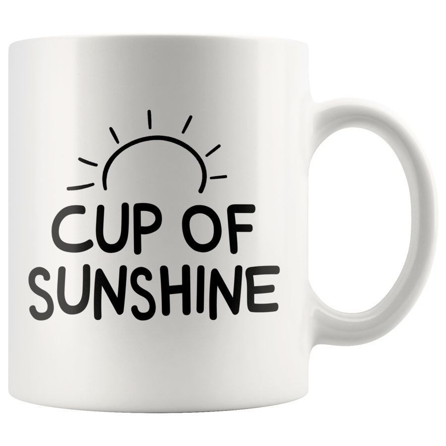 White Mugs - Cup Of Sunshine
