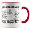 Accent Mug - Nurse Shorthand