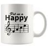 Mug - Music Happy Face Mug 11 oz