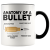 Accent Mug - Anatomy of a Bullet