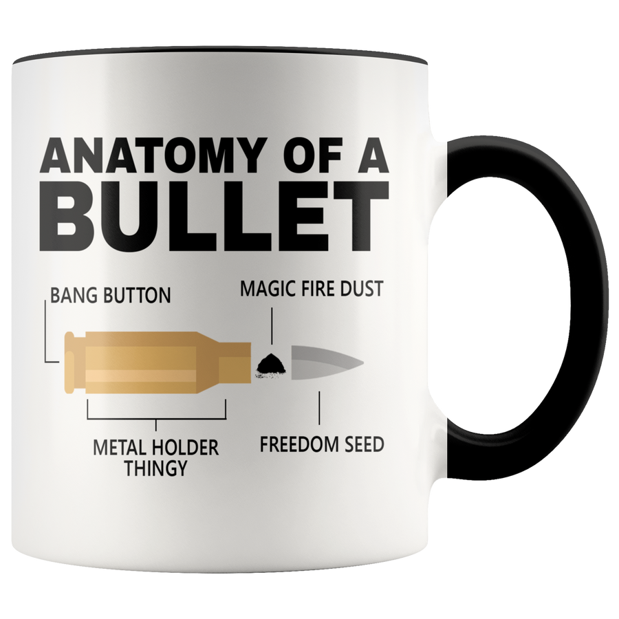 Accent Mug - Anatomy of a Bullet